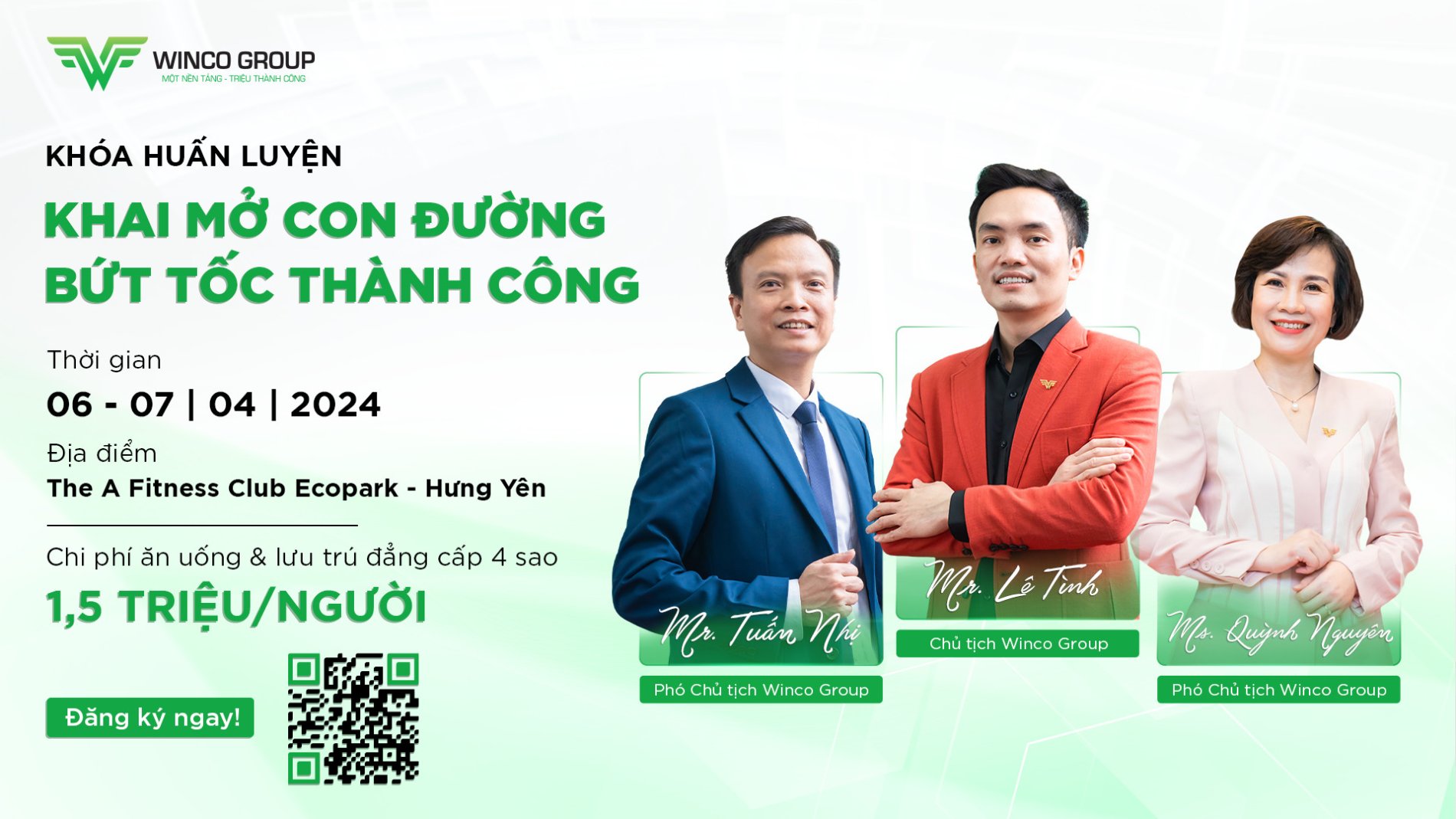 THƯ MỜI THAM GIA KHÓA HUẤN LUYỆN 