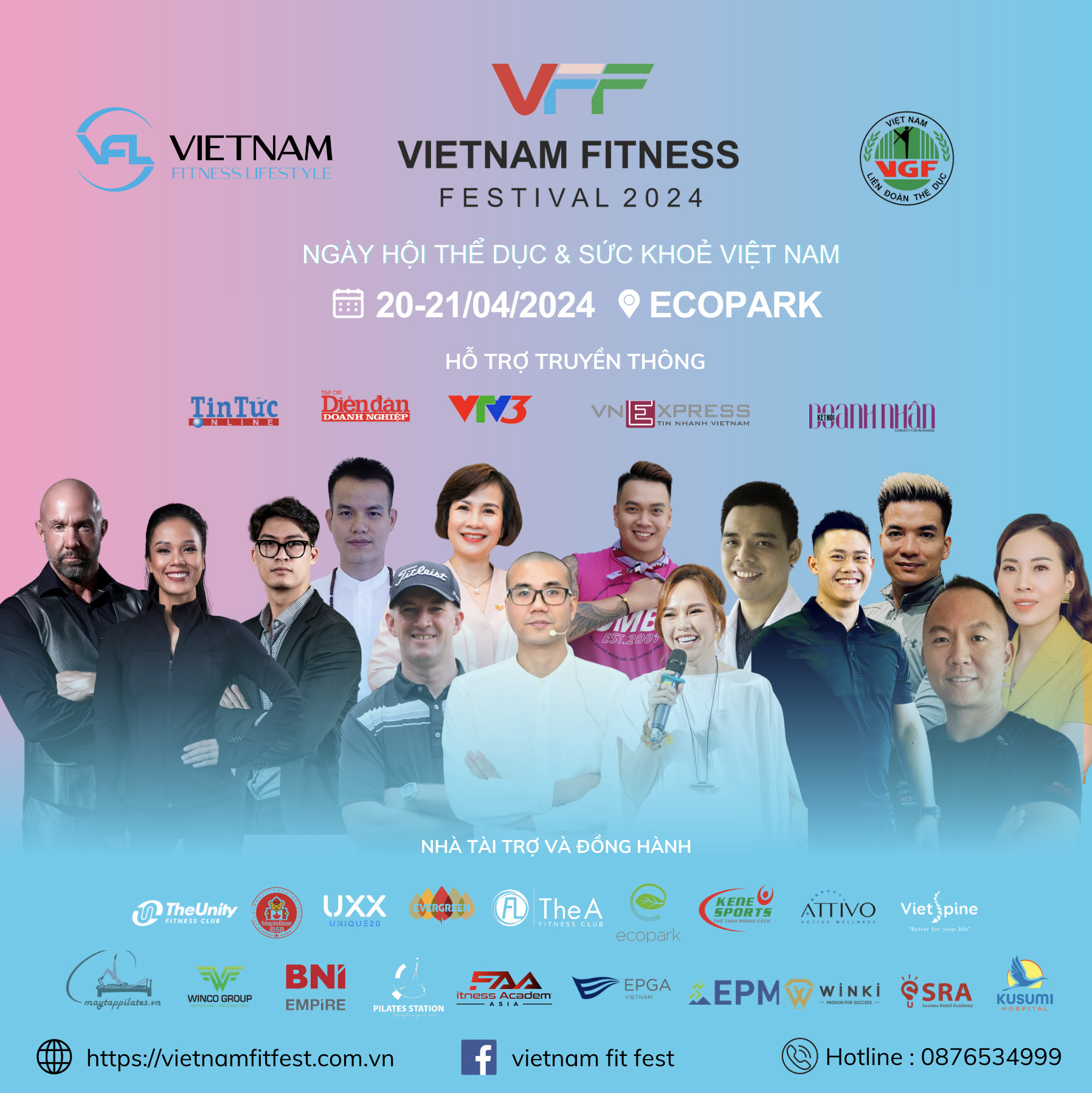 WINCO GROUP TÀI TRỢ SỰ KIỆN VIETNAM FITNESS FESTIVAL (VFF) 2024 