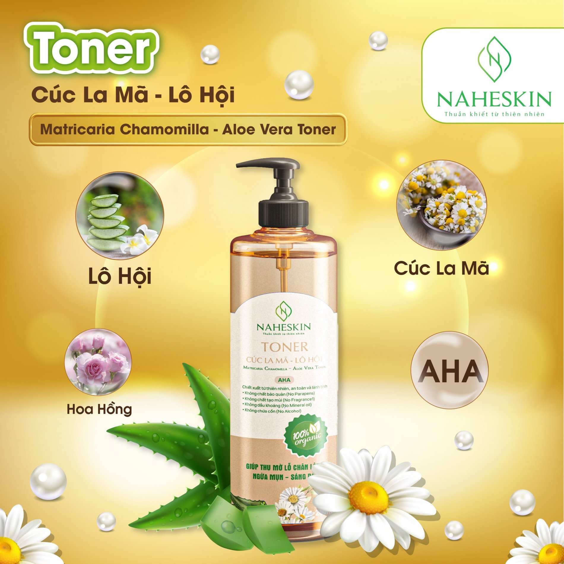 Toner Cúc La mã - Lô hội