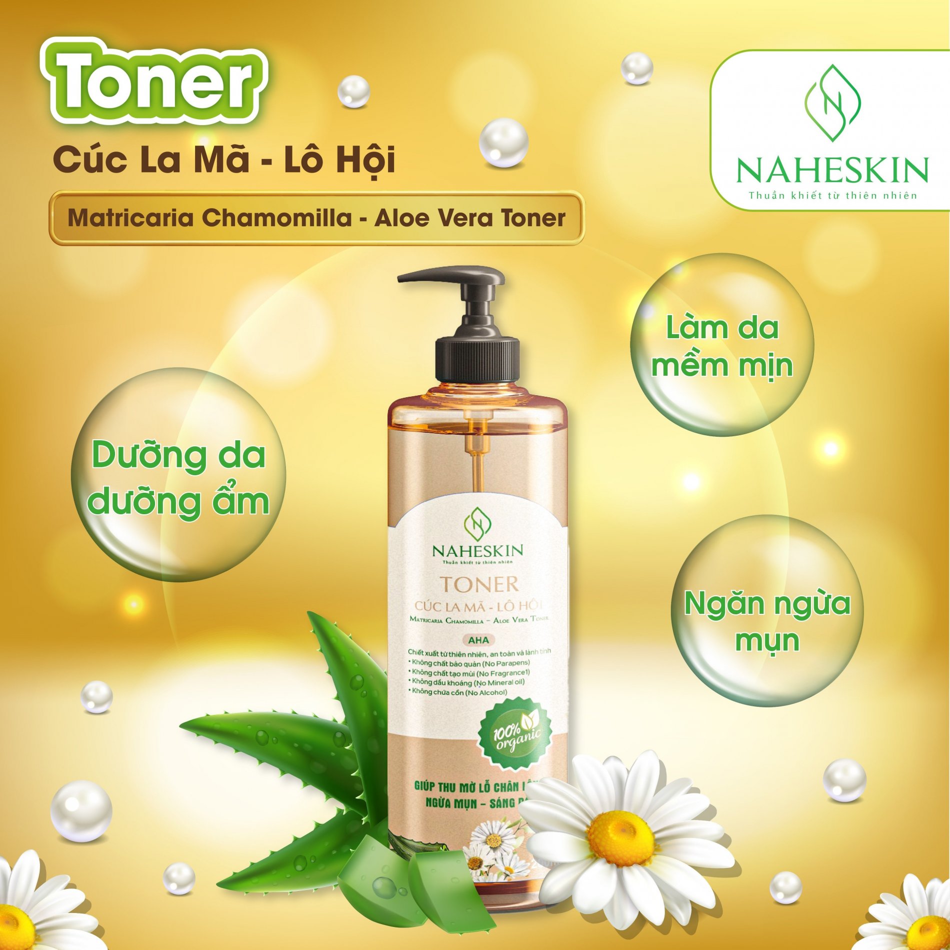 Toner Cúc La mã - Lô hội