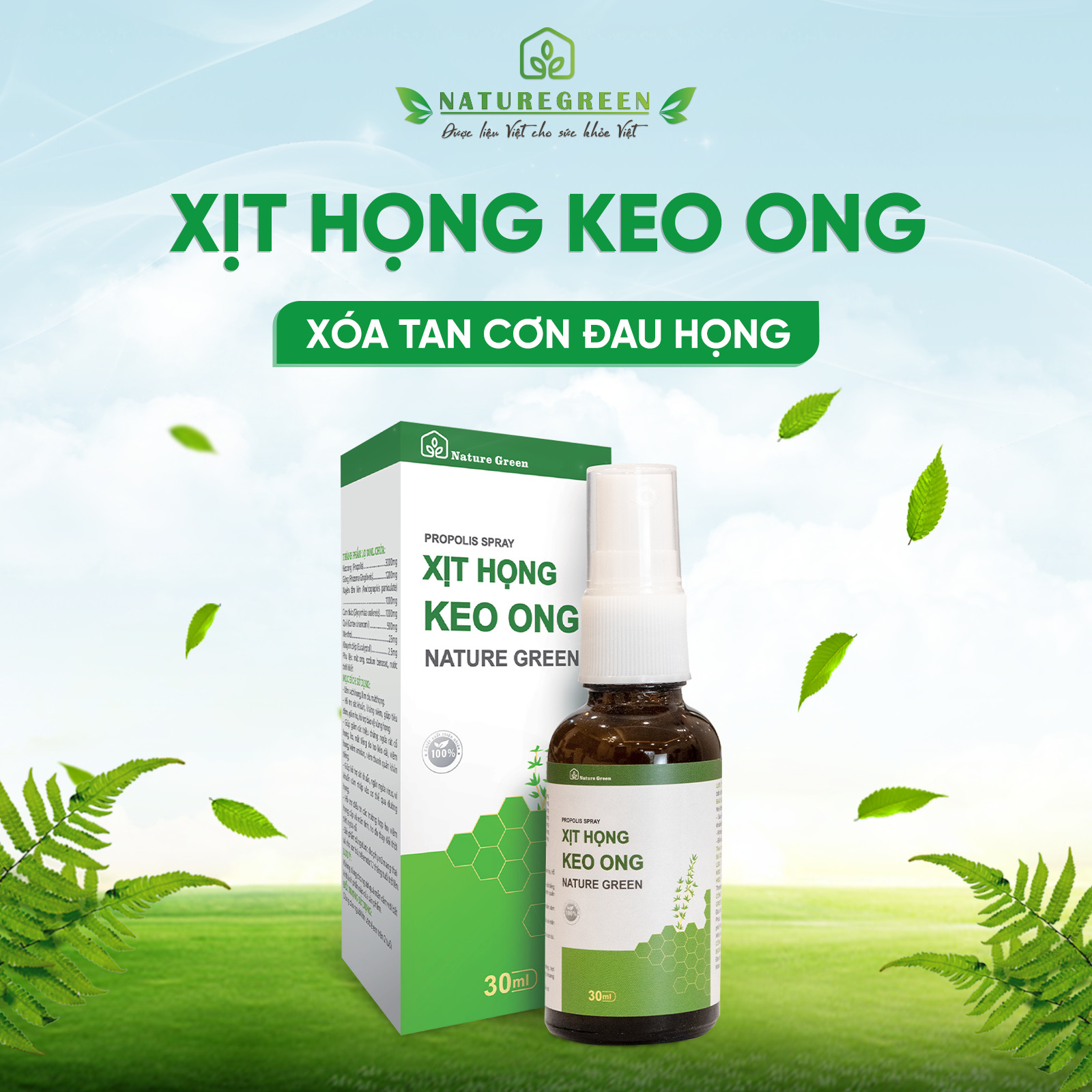 XỊT HỌNG KEO ONG 