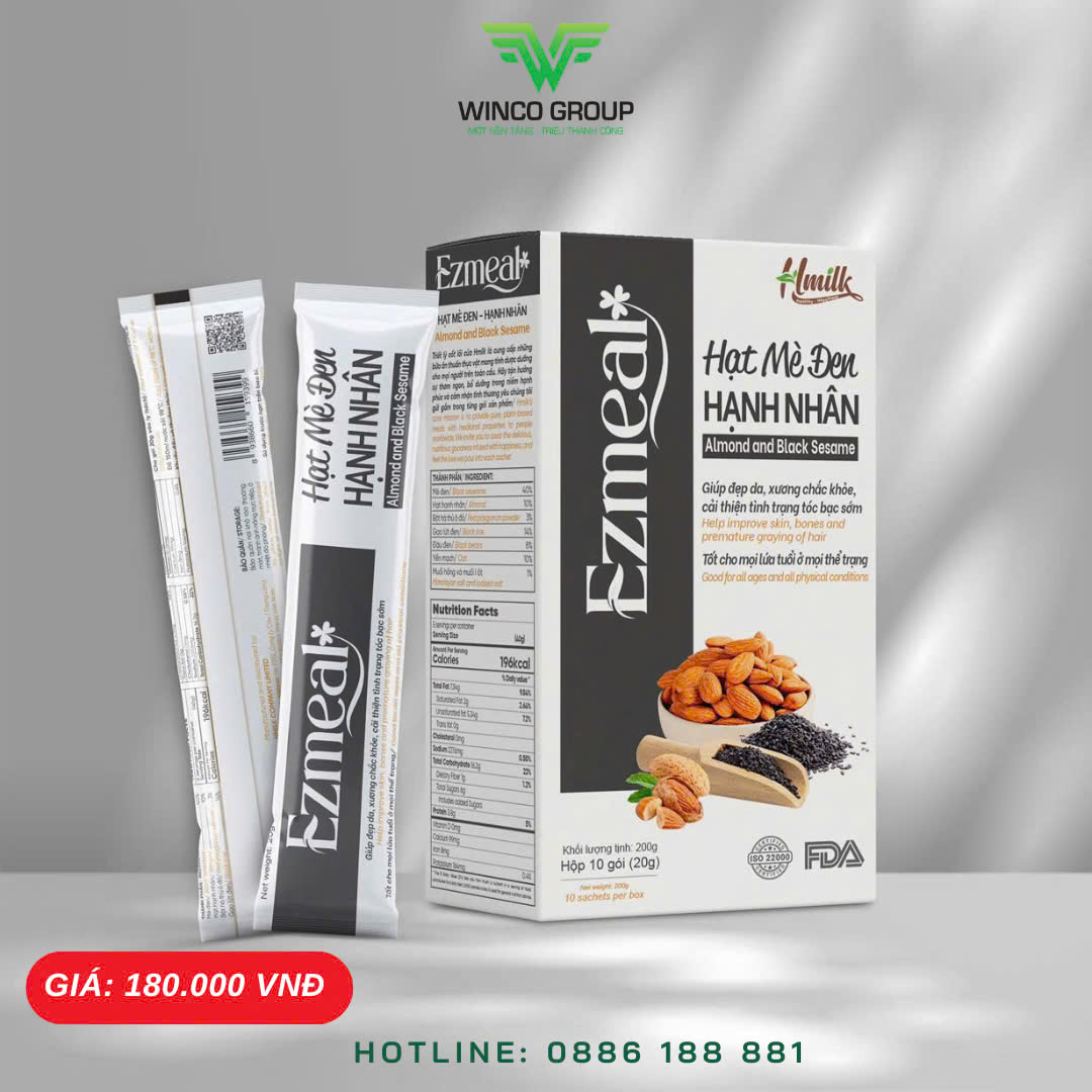 HẠT MÈ ĐEN HẠNH NHÂN