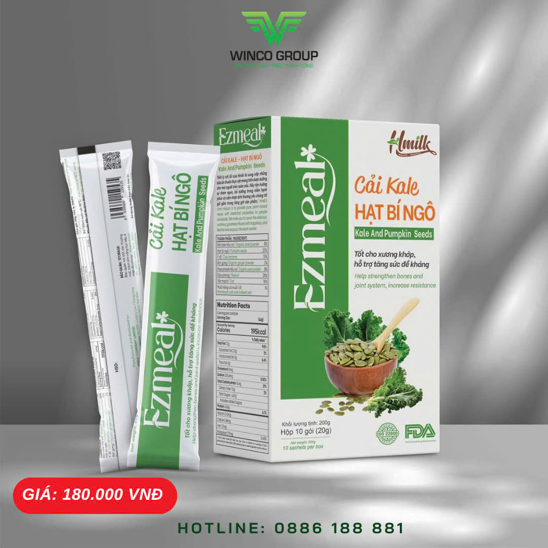 CẢI KALE HẠT BÍ NGÔ