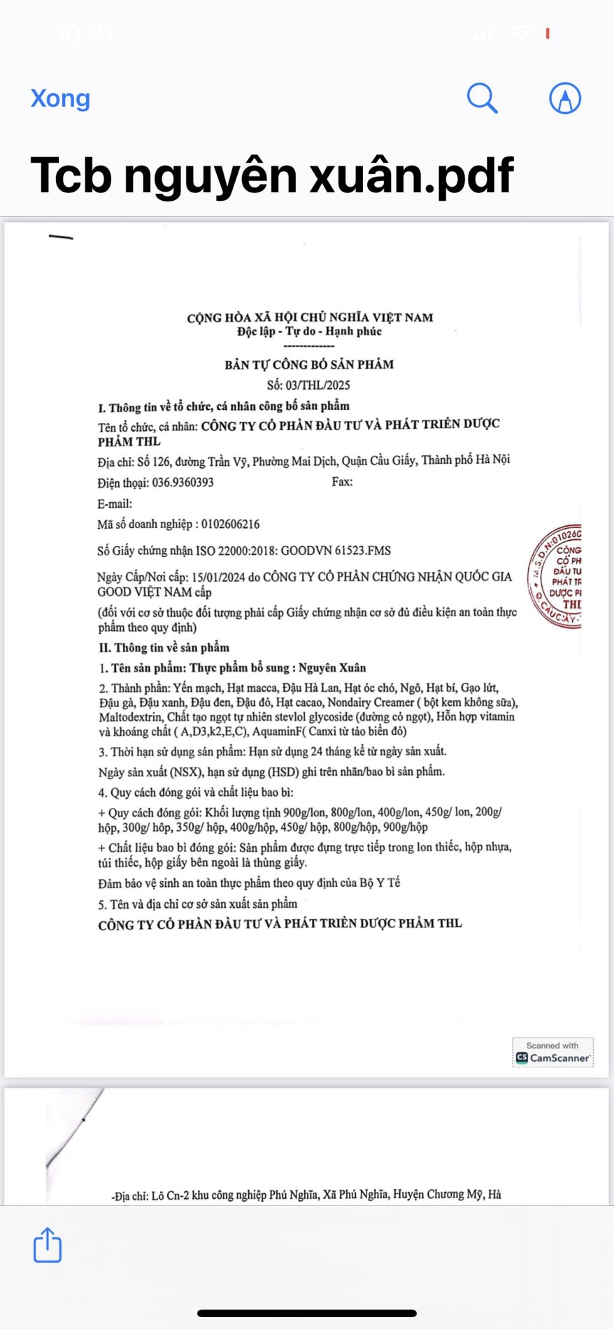 Sữa hạt dinh dưỡng NGUYÊN XUÂN (hộp 400g)